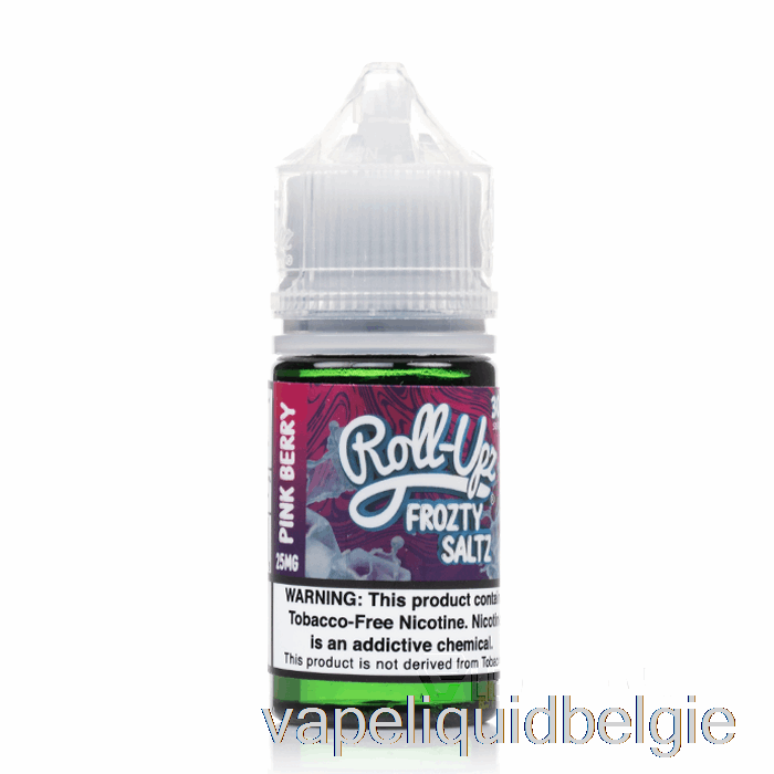 Vape België Roze Bessenijs - Sap Roll-upz Zout - 30ml 25mg